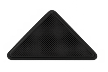 Black triangle anti-slip mat with perforated texture