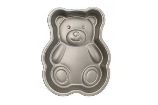 Metal teddy bear shape baking pan for cakes