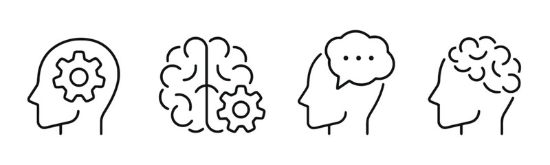 brain, third, dots., background, intellect, gear, three, art, gear., mental, insight, dialogue, bubble, communication, miscellaneous, depicts, planning, psychology, white, black, thought, graphic, cog