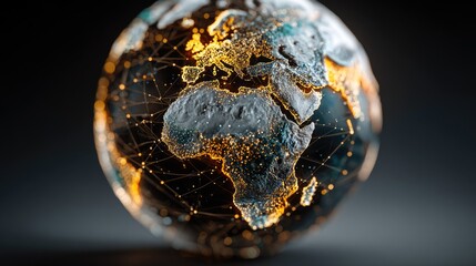 Digital Earth with Global Network Connections