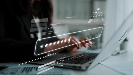 User authentication and password protection concept showing secure login, privacy safeguard, data protection, access control, and digital identity verification Marrow
