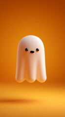 3d cute ghost
