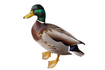 Obraz premium Mallard Duck Bird PNG Isolated on Transparent Background