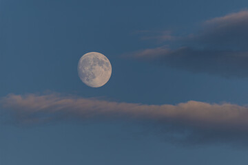 Photographing big waves, birds flying at sea, and the almost full moon!