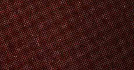 Fototapeta premium Macro of Red and Black Printed Dot Pattern on Paper