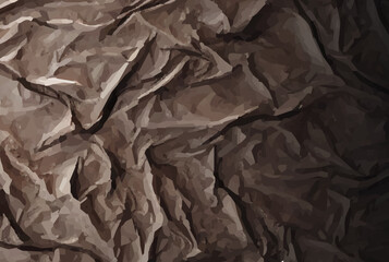 Light brown stone texture. Rough mountain surface. Close-up. Stone wall background for design. Wide banner. Panoramic. Eps 10