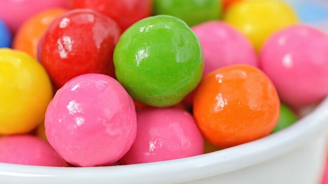 Celebrating National Bubble Gum Day With Colorful and Vibrant Gum Balls on Display