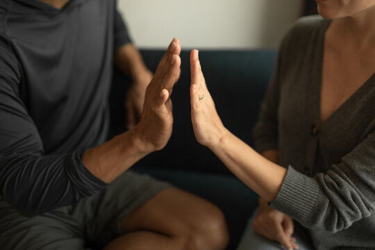 Friends couple Giving a High Five – Success, Agreement and Encouragement, Teamwork, Encouragement,