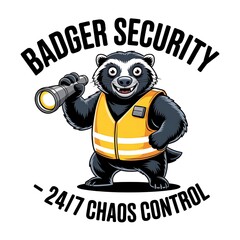 Funny Honey Badger T-Shirt Designs – Fearless, Meme, and Comedy Animal Vector Collection (No Background)