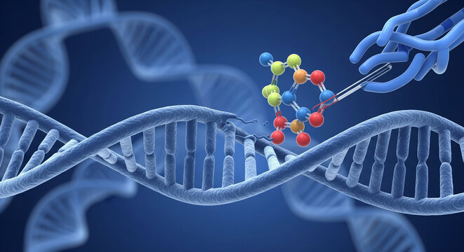 Antiviral drug integrates into viral DNA during replication process affecting herpes treatment