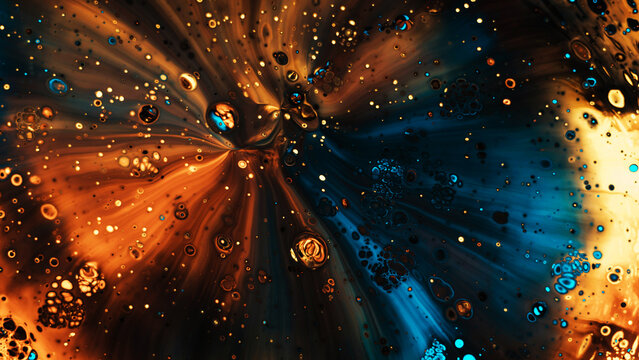 Colorful gradient abstract background with smooth fluid curves and artistic shapes, digital modern wallpaper for creative design and presentation