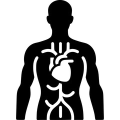 Human Circulatory System Icon