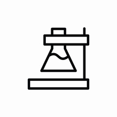 lab flask chemistry icon sign vector
