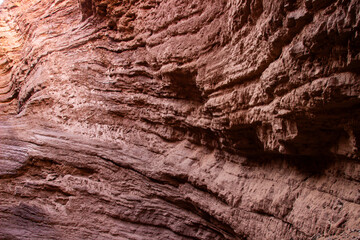 Formaciones rocosas erosionadas en la Quebrada de las Conchas, Salta, Argentina