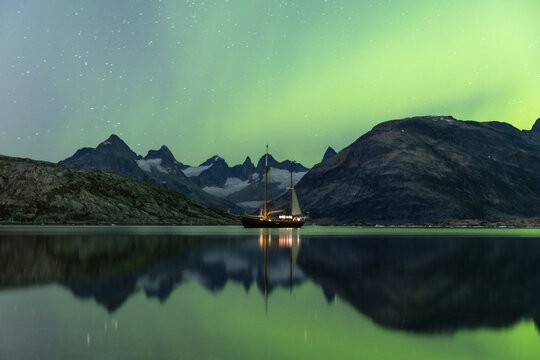 Sailing Under the Northern Lights - Powered by Adobe