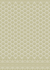 traditional damask vector pattern with seamless damask vector design and elegant damask vector border for textile or wallpaper