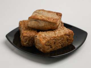 Tahu Tempe Bacem, an Indonesian food made from tofu and tempeh cooked in sweet soy sauce and palm sugar