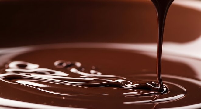 Indulge in Chocolate Delight: A Decadent Flow of Richness and Sweetness Sensual Chocolate Texture