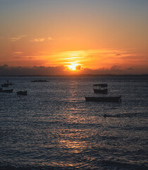 Fototapeta premium Por do sol da Gamboa 