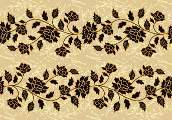 Indonesian batik motif, Batik is a technique of wax-resist dyeing applied to whole cloth, or cloth made using this technique originated from Indonesia