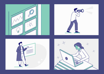 Business strategy and development with data analysis and innovation