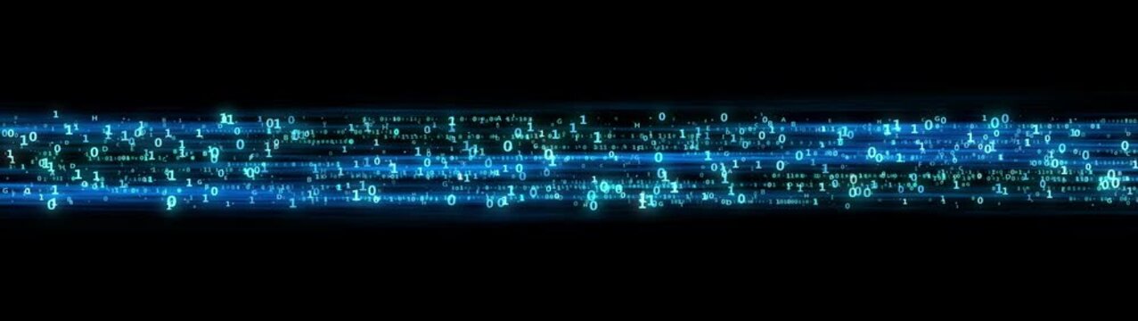 Blue particle light lines technology