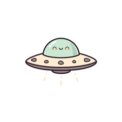 Cute UFO Design Very Cool