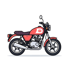 Fototapeta premium Cute Motorcycle Design Very Cool