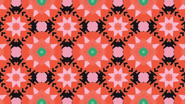 seamless patrend looped video 