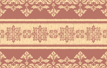 Stylish seamless pattern with geometric snowflake or star motifs. Dark blue and white color palette. Suitable for winter apparel, home decor, holiday packaging, and festive projects.	
