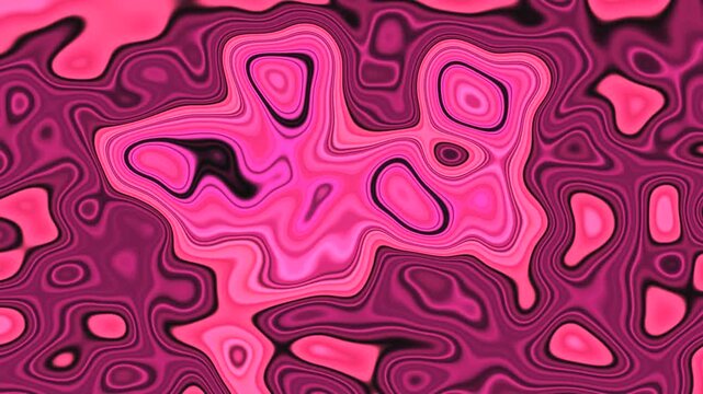 Vibrant pink tunnel video loop creating a seamless visual experience that captivates the viewer with dynamic shapes and colors