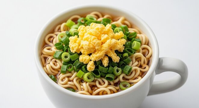 忙しい時や小腹が空いた時に：マグカップのミニラーメン