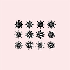 Abstract floral background with a seamless blue snowflake pattern for winter holiday decoration