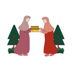 people donate to the less fortunate