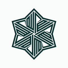 Arabic calligraphy of the name of Allah (God)