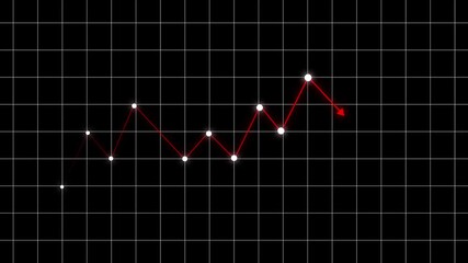 Business growth and success infographics grid appearing, initiating monitoring animation on a black background. - Powered by Adobe