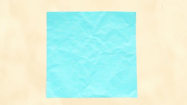 old paper on blue background