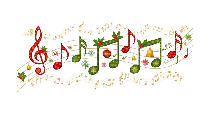 Music notes on Christmas day 