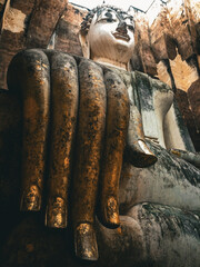Speaking Buddha Statue in Sukhothai Historical Park, Thailand