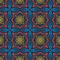 Seamless pattern floral design for wallpaper background and decoration&rsquo;s 