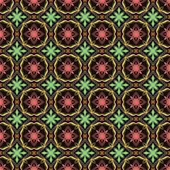 Seamless pattern floral design for wallpaper background and decoration&rsquo;s 