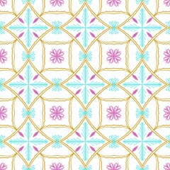 Seamless pattern floral design for wallpaper background and decoration&rsquo;s 