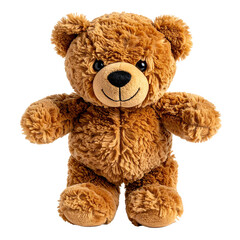 Teddy Bear: A charming teddy bear with soft, brown fur and a warm smile, exuding comfort and joy, is perfect for cuddling.