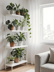 A Modern, Bright, Urban Jungle Indoor Garden
