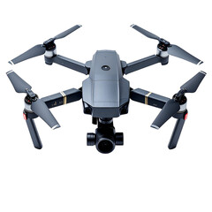Drone Aerial Technology: A modern drone showcases cutting-edge aerial technology. The drone, poised for flight, represents innovation in photography and surveillance.
