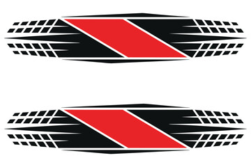 car sticker and racing‐stripe vector template collection for vehicle body decals, custom auto wraps, tuning graphics, high-speed design elements for motorsport styling