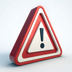 Urgent attention needed with this 3D exclamation mark, a symbol of caution and important information to highlight key details and potential hazards ahead now