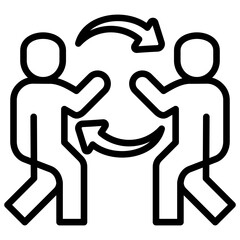 Interpersonal Skills  Icon Element For Design