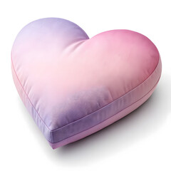 Soft heart pillow in dreamy pastel colors, perfect for Valentine's Day decor or adding a touch of love and comfort to any space, a cute gift idea