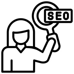 Seo  Icon Element For Design